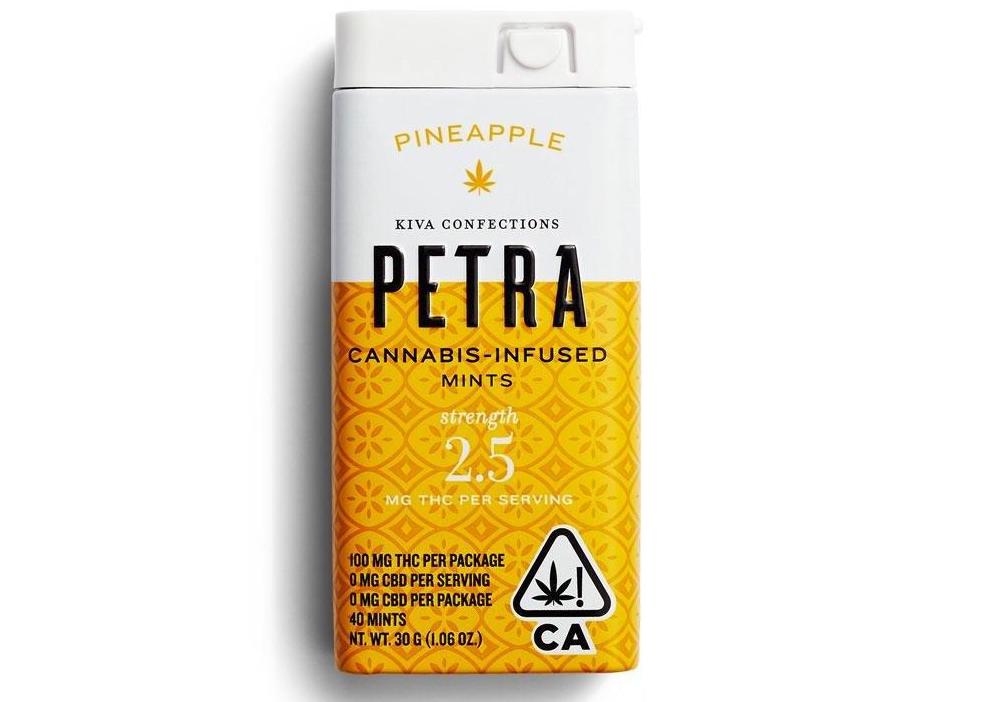 Kiva's Microdosed Pineapple Mints_top 5 cannabis products under $50
