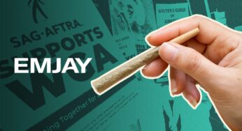 Emjay Shows Solidarity with SAG and WGA Strikers